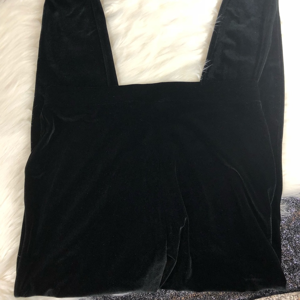 Express black velvet leggings - Picture 3 of 4